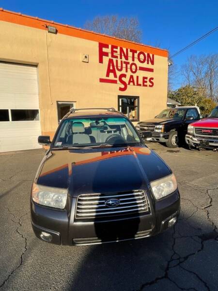 2008 Subaru Forester for sale at FENTON AUTO SALES in Westfield MA