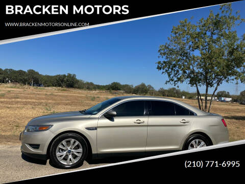 2011 Ford Taurus for sale at BRACKEN MOTORS in San Antonio TX