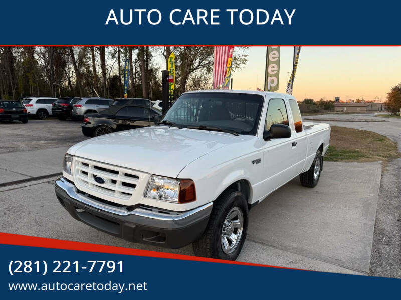 2003 Ford Ranger for sale at AUTO CARE TODAY in Spring TX