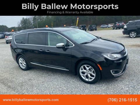 2020 Chrysler Pacifica for sale at Billy Ballew Motorsports in Dawsonville GA