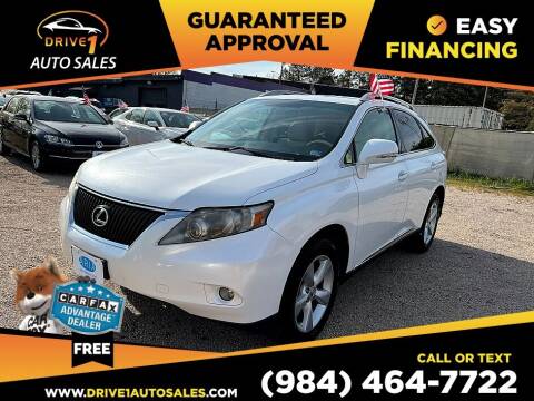 2010 Lexus RX 350 for sale at Drive 1 Auto Sales in Wake Forest NC