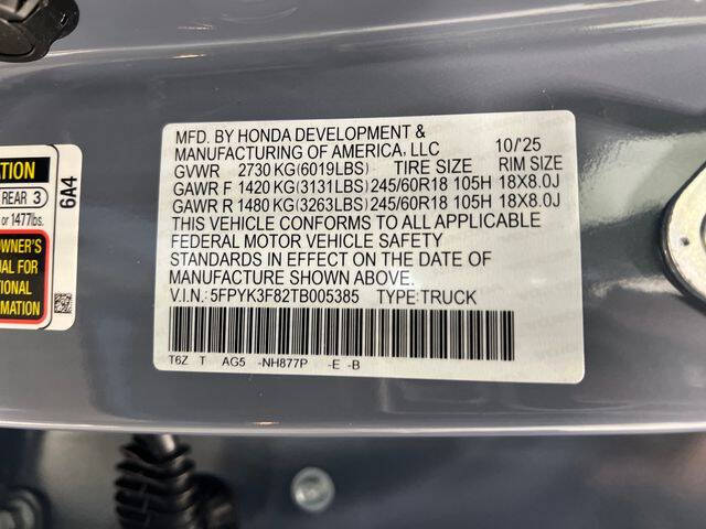 2026 Honda Ridgeline Black Edition