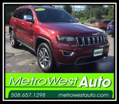 2021 Jeep Grand Cherokee for sale at Metro West Auto in Bellingham MA