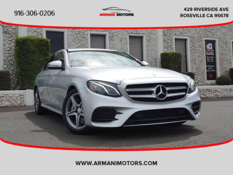 2017 Mercedes-Benz E-Class for sale at Armani Motors in Roseville CA