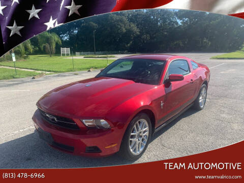2012 Ford Mustang for sale at TEAM AUTOMOTIVE in Valrico FL