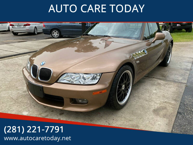 2000 BMW Z3 for sale at AUTO CARE TODAY in Spring TX