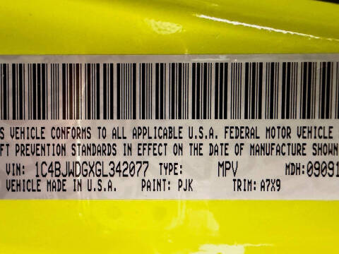 2016 Jeep Wrangler Unlimited Sport