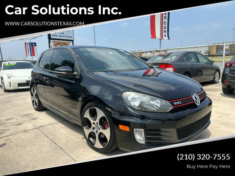 2010 Volkswagen GTI for sale at Car Solutions Inc. in San Antonio TX