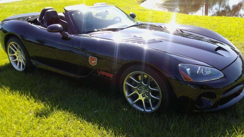 Black 2003 Dodge Viper SRT-10 Convertible SRT-10 2dr Roadster 2