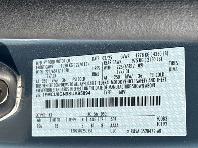 2025 Ford Escape Active
