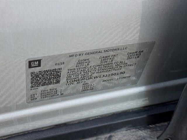 2018 Chevrolet Traverse LT Cloth