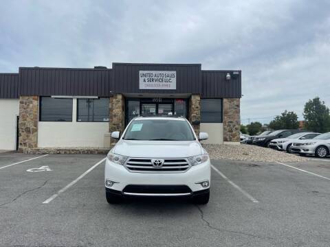 2012 Toyota Highlander for sale at United Auto Sales and Service in Louisville KY