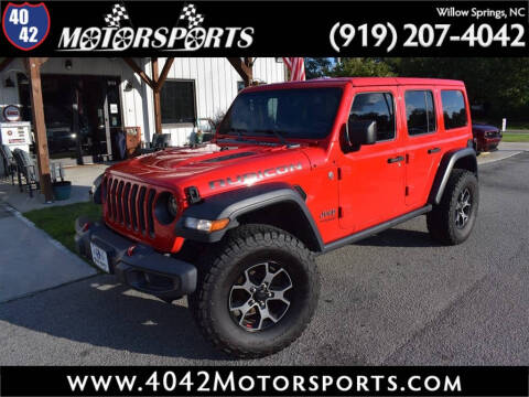 2018 Jeep Wrangler Unlimited for sale at 4042 Motorsports in Willow Spring NC