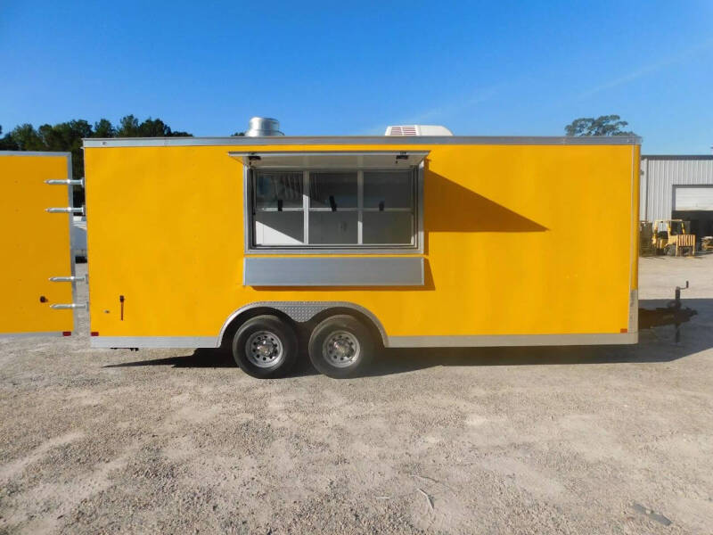 2026 Covered Wagon Trailers 8.5X20 with Hood Loaded