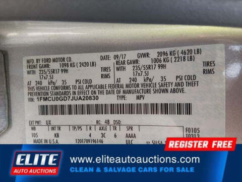2018 Ford Escape SE