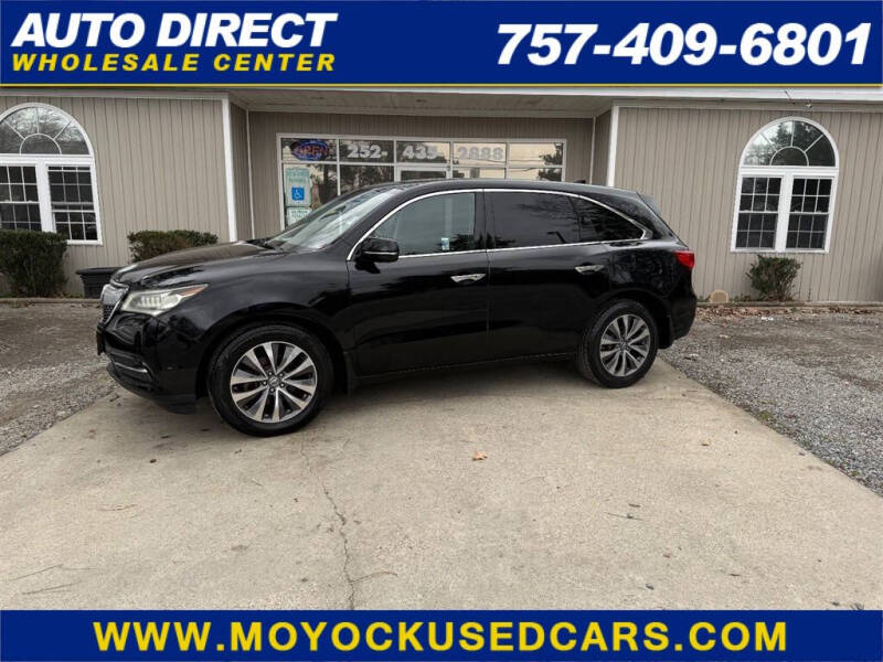 2014 Acura MDX for sale at Auto Direct Wholesale Center in Moyock NC