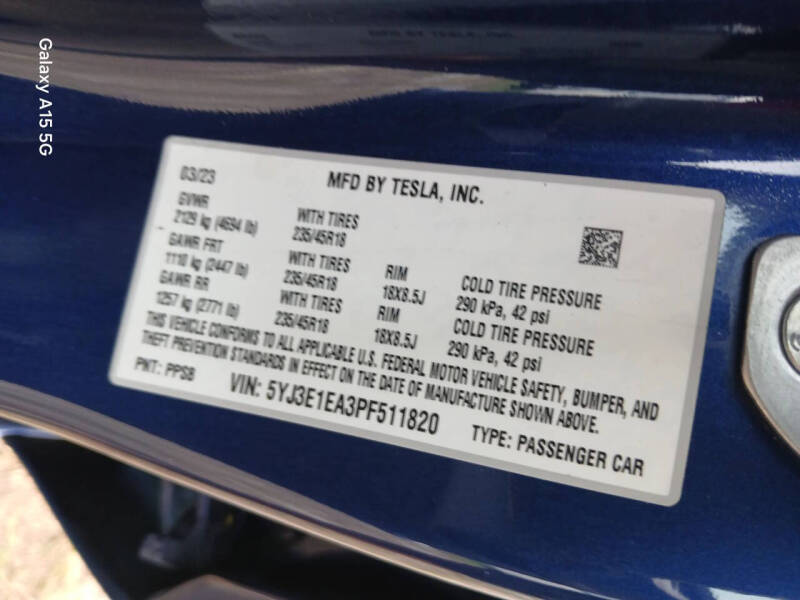 2023 Tesla Model 3