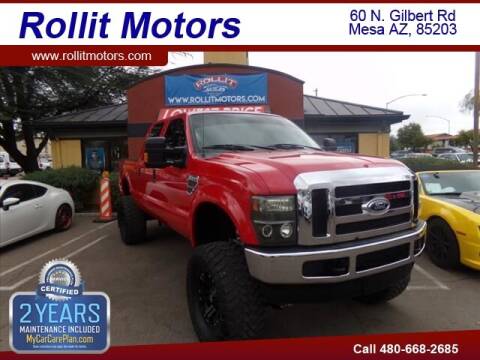 2008 Ford F-250 Super Duty for sale at Rollit Motors in Mesa AZ