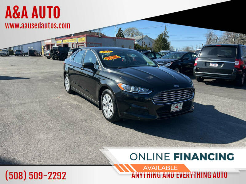 2013 Ford Fusion for sale at A&A AUTO in Fairhaven MA