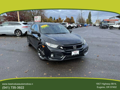 2020 Honda Civic for sale at Best Value Automotive in Eugene OR