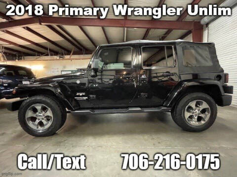2018 Jeep Wrangler JK Unlimited for sale at Primary Jeep Argo Powersports Golf Carts in Dawsonville GA
