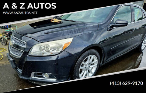 2013 Chevrolet Malibu for sale at A & Z AUTOS in Westfield MA