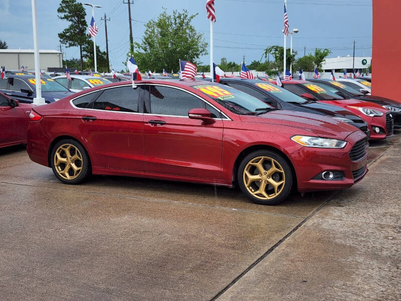 Used 2016 Ford Fusion SE with VIN 3FA6P0H97GR365851 for sale in Houston, TX