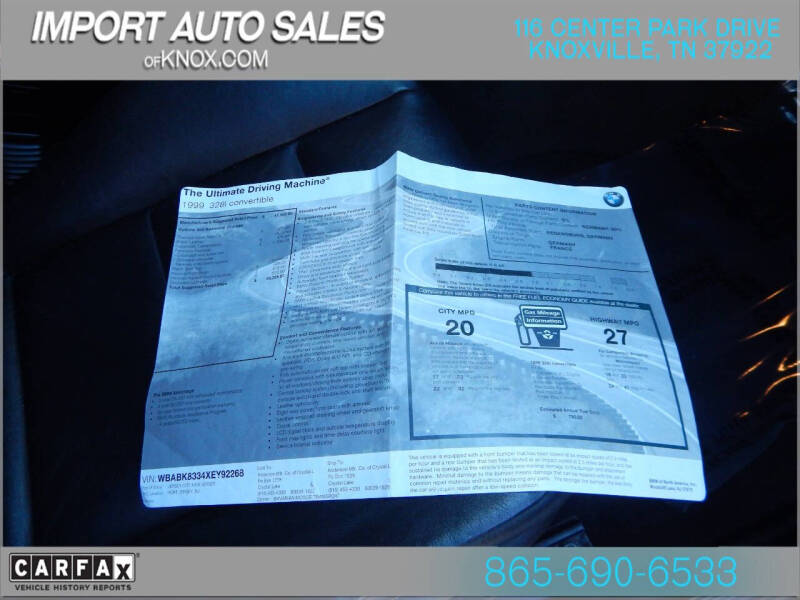 1999 BMW 3 Series 328i