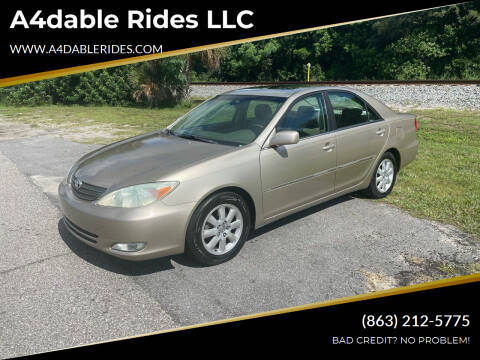 2004 Toyota Camry for sale at A4dable Rides LLC in Haines City FL
