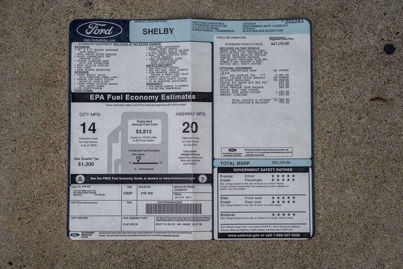 2008 Ford Shelby GT500