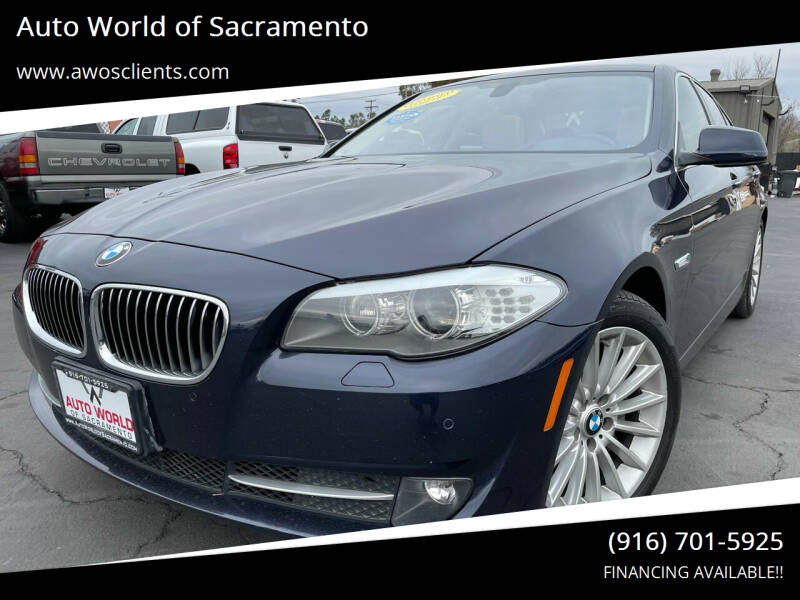 2013 BMW 5 Series for sale at Auto World of Sacramento Stockton Blvd in Sacramento CA