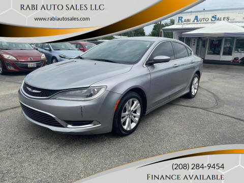 2015 Chrysler 200 for sale at RABI AUTO SALES LLC in Garden City ID