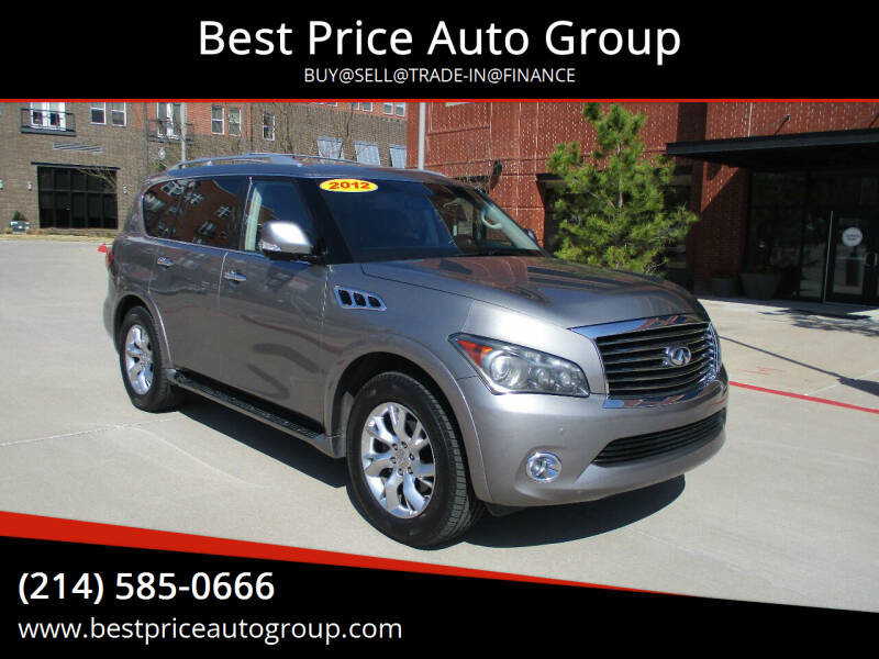 2012 Infiniti QX56 for sale at Best Price Auto Group in Mckinney TX