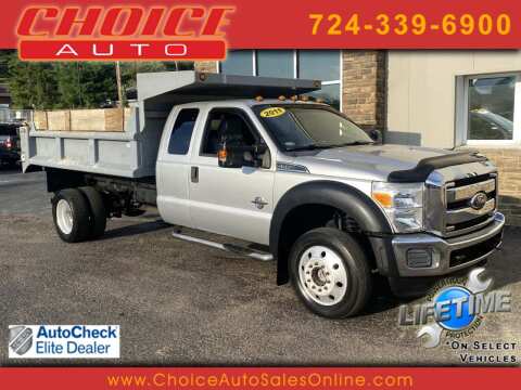2011 Ford F-550 Super Duty for sale at CHOICE AUTO SALES in Murrysville PA