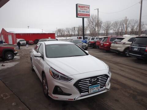 2018 Hyundai Sonata for sale at Marty's Auto Sales in Savage MN