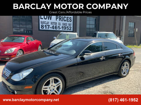 2007 Mercedes-Benz CLS for sale at BARCLAY MOTOR COMPANY in Arlington TX
