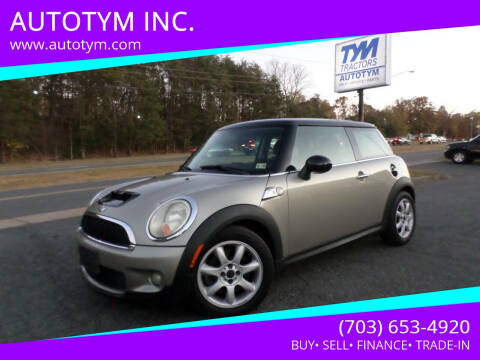 2009 MINI Cooper for sale at AUTOTYM INC. in Fredericksburg VA