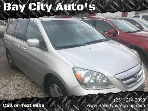 2007 Honda Odyssey for sale at Bay City Auto's in Mobile AL