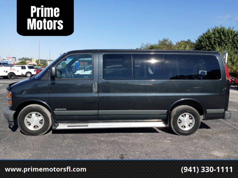 2002 Chevrolet Express Passenger for sale at Prime Motors in Sarasota FL