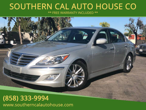 2012 Hyundai Genesis for sale at SOUTHERN CAL AUTO HOUSE in San Diego CA