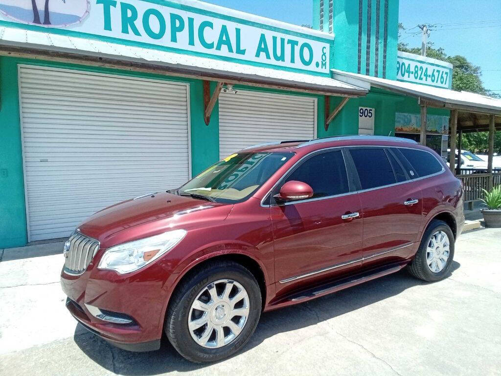 Dk. Red 2017 Buick Enclave Leather Leather 4dr Crossover 1