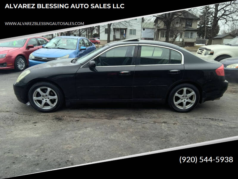 2004 Infiniti G35 for sale at ALVAREZ BLESSING AUTO SALES LLC in Green Bay WI