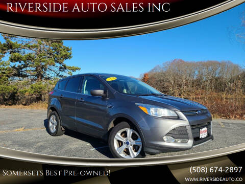 2014 Ford Escape for sale at RIVERSIDE AUTO SALES INC in Somerset MA