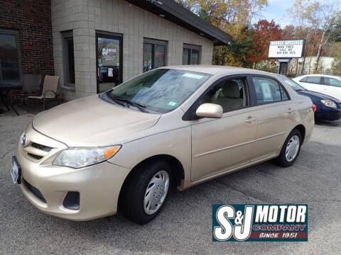 2011 Toyota Corolla for sale at S & J Motor Co Inc. in Merrimack NH
