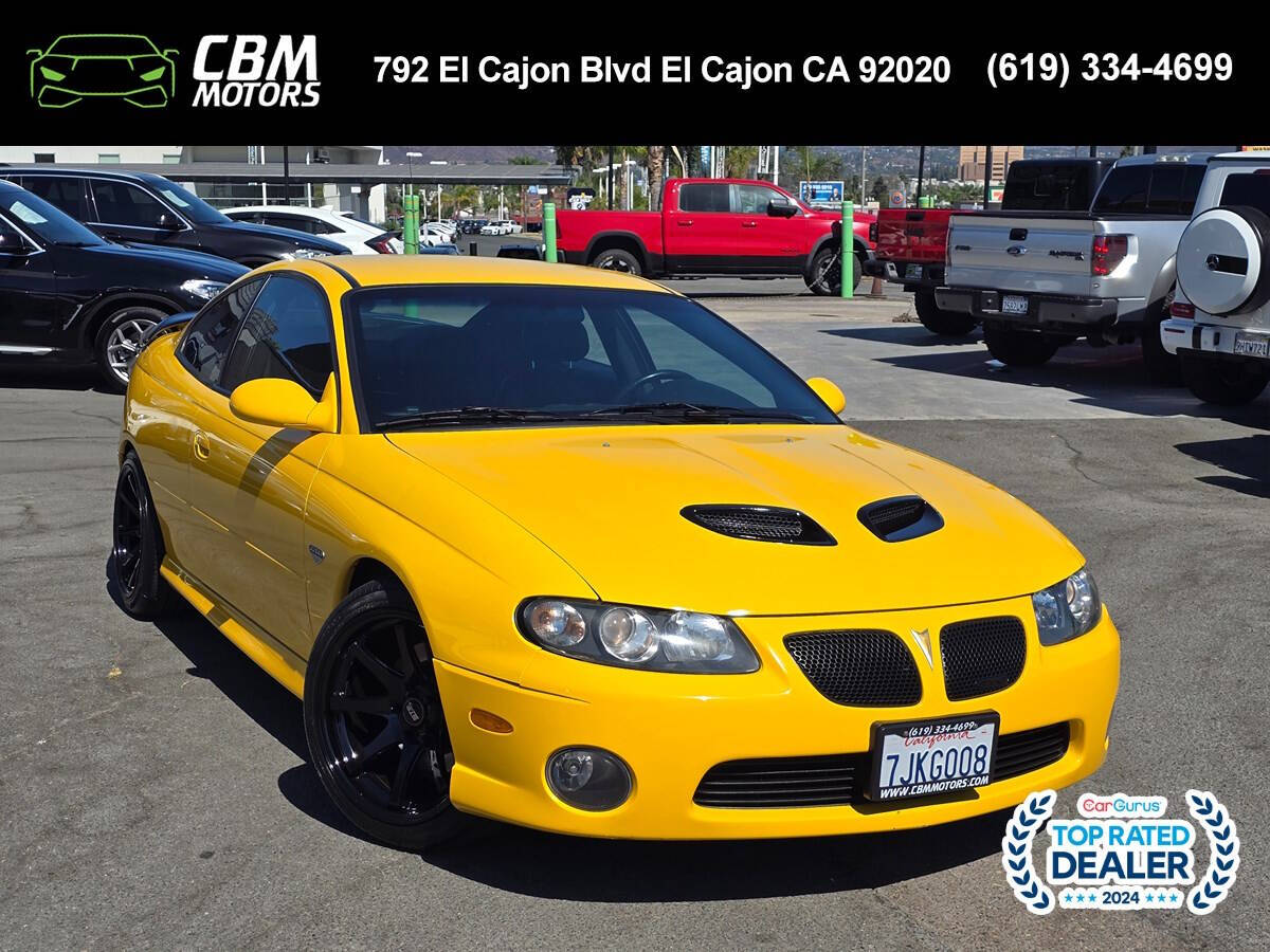 2005 Pontiac GTO For Sale In Chula Vista, CA