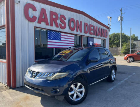 2009 Nissan Murano for sale at Cars On Demand 2 in Pasadena TX