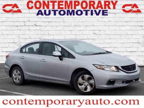 2013 Honda Civic for sale at Contemporary Auto in Tuscaloosa AL