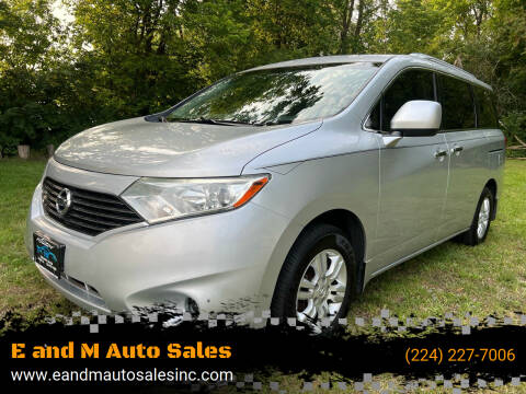 2014 Nissan Quest for sale at E and M Auto Sales in Elgin IL