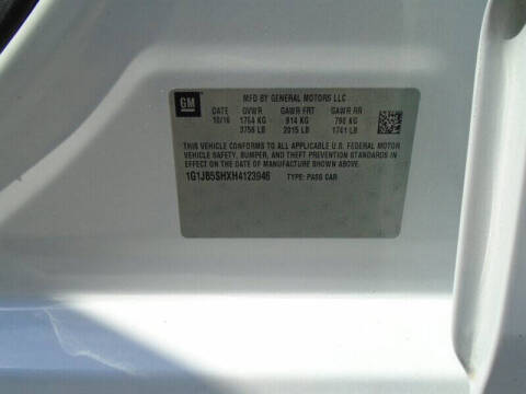 2017 Chevrolet Sonic LS Auto