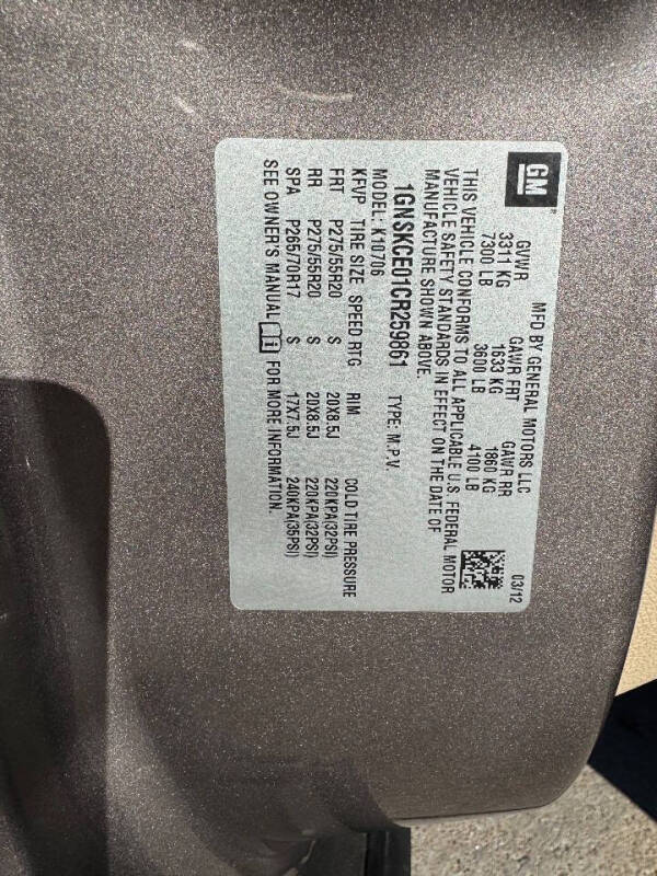 2012 Chevrolet Tahoe LTZ